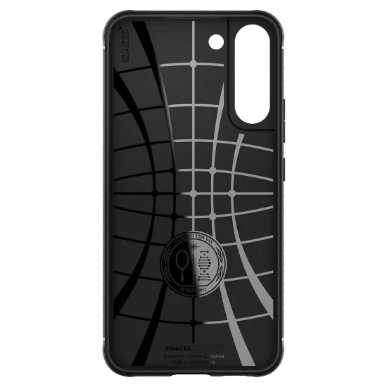 Калъф за Samsung Galaxy S22 5G - Spigen - Rugged Armor - черен