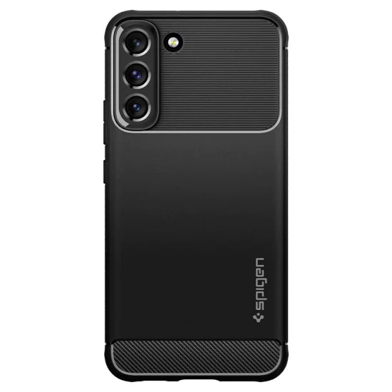 Калъф за Samsung Galaxy S22 5G - Spigen - Rugged Armor - черен