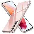 Калъф за Samsung Galaxy S22 5G - Удароустойчив Прозрачен Силиконов - Прозрачен