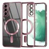 Калъф за Samsung Galaxy S22 Plus 5G - Luxury Crystal MagSafe - Розов