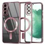 Калъф за Samsung Galaxy S22 Plus 5G - Luxury Crystal MagSafe - Розов
