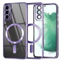 Калъф за Samsung Galaxy S22 Plus 5G - Luxury Crystal MagSafe - Светло лилав