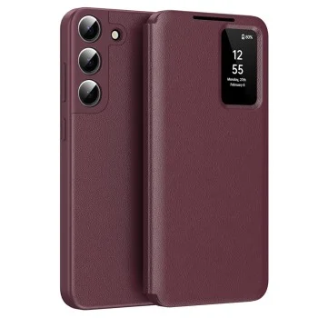 Калъф за Samsung Galaxy S22 Plus 5G - SmartView Series - Червен