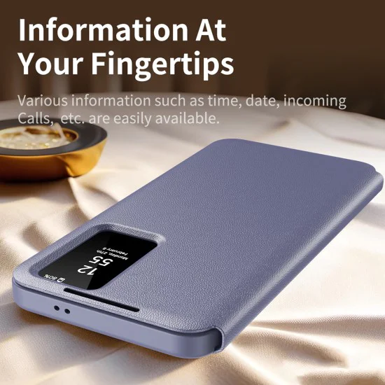 Калъф за Samsung Galaxy S22 Plus 5G - SmartView Series - Лилав