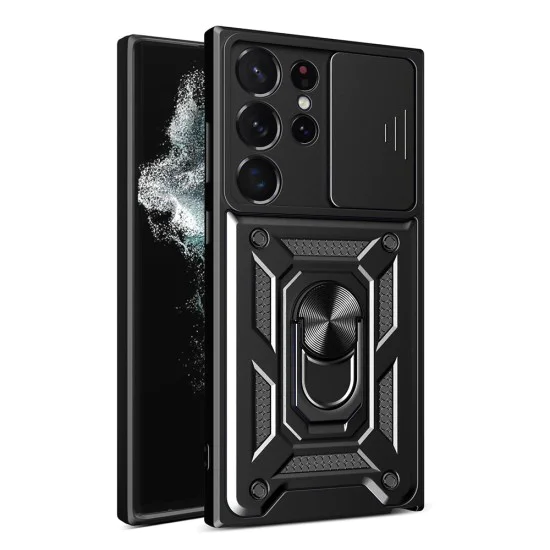 Калъф за Samsung Galaxy S22 Ultra 5G - CamShield Series - черен