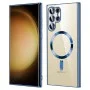 Калъф за Samsung Galaxy S22 Ultra 5G - Luxury Crystal MagSafe - Deep Blue