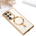Калъф за Samsung Galaxy S22 Ultra 5G - Luxury Crystal MagSafe - Розов