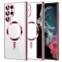 Калъф за Samsung Galaxy S22 Ultra 5G - Luxury Crystal MagSafe - Розов
