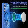 Калъф за Samsung Galaxy S22 Ultra 5G - Luxury Glitter MagSafe - Черен