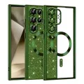 Калъф за Samsung Galaxy S22 Ultra 5G - Luxury Glitter MagSafe - Deep Green