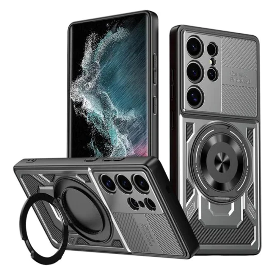 Калъф за Samsung Galaxy S22 Ultra 5G - RuggedCam - Сив