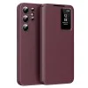 Калъф за Samsung Galaxy S22 Ultra 5G - SmartView Series - Червен