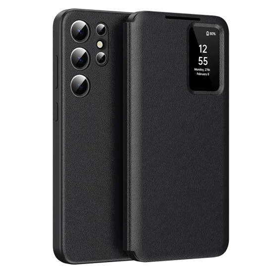 Калъф за Samsung Galaxy S22 Ultra 5G - SmartView Series - черен