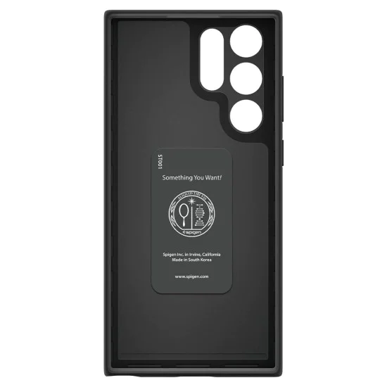 Калъф за Samsung Galaxy S22 Ultra 5G - Spigen Thin Fit - черен