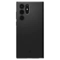 Калъф за Samsung Galaxy S22 Ultra 5G - Spigen Thin Fit - черен