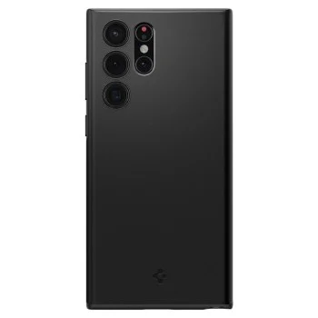 Калъф за Samsung Galaxy S22 Ultra 5G - Spigen Thin Fit - черен