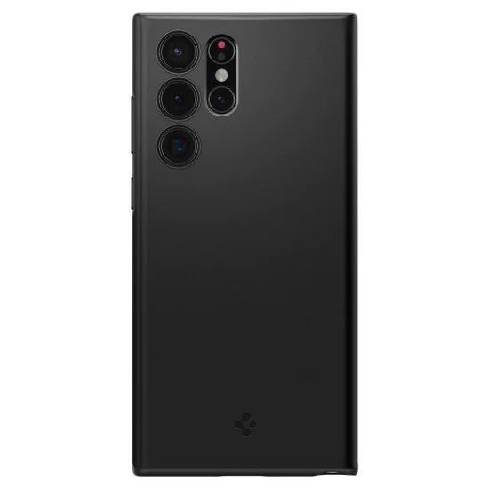Калъф за Samsung Galaxy S22 Ultra 5G - Spigen Thin Fit - черен