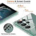 Калъф за Samsung Galaxy S22 Ultra 5G - Удароустойчив Прозрачен Силиконов - Прозрачен