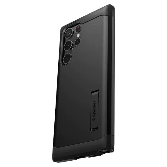 Калъф за Samsung Galaxy S22 Ultra - Spigen - Tough Armor - черен