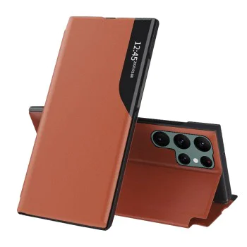 Калъф за Samsung Galaxy S22 Ultra - Techsuit - eFold серия - оранжев