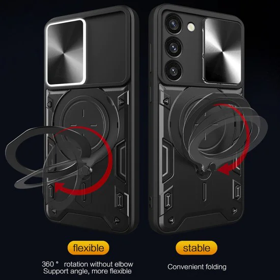 Калъф за Samsung Galaxy S23 - CamGuard Pro - черен