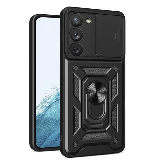 Калъф за Samsung Galaxy S23 - CamShield Series - черен
