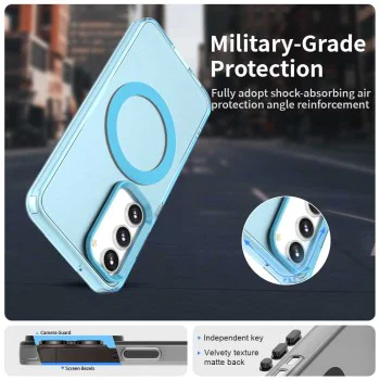 Калъф за Samsung Galaxy S23 - CandyCase MagSafe - син