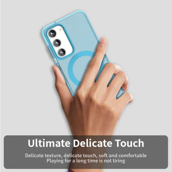 Калъф за Samsung Galaxy S23 - CandyCase MagSafe - син