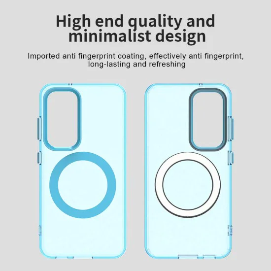 Калъф за Samsung Galaxy S23 - CandyCase MagSafe - син