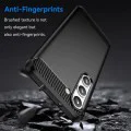 Калъф за Samsung Galaxy S23 - Carbon Silicone - Черен