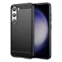 Калъф за Samsung Galaxy S23 - Carbon Silicone - Черен