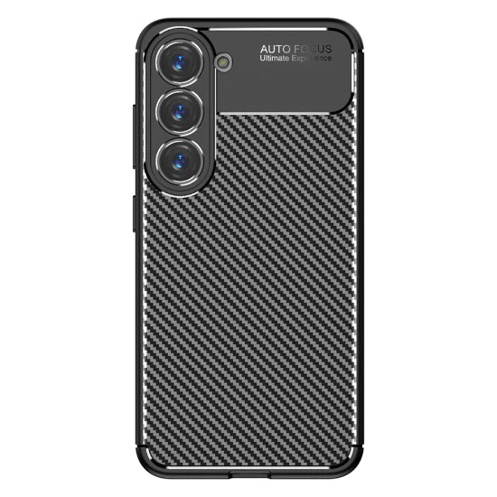 Калъф за Samsung Galaxy S23 - CarbonFiber - Черен