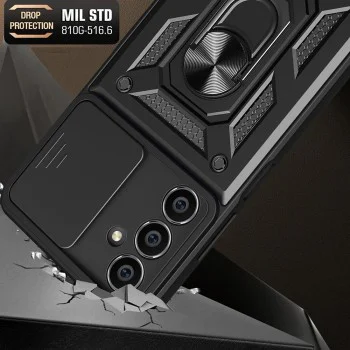 Калъф за Samsung Galaxy S23 FE - CamShield Series - черен