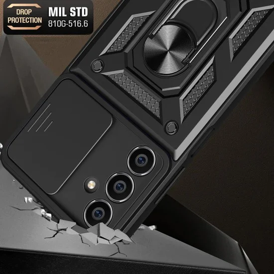 Калъф за Samsung Galaxy S23 FE - CamShield Series - черен