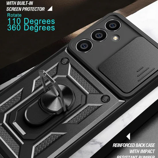 Калъф за Samsung Galaxy S23 FE - CamShield Series - черен