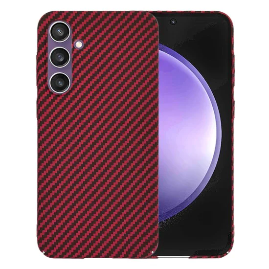 Калъф за Samsung Galaxy S23 FE - Carbonite FiberShell - Червен