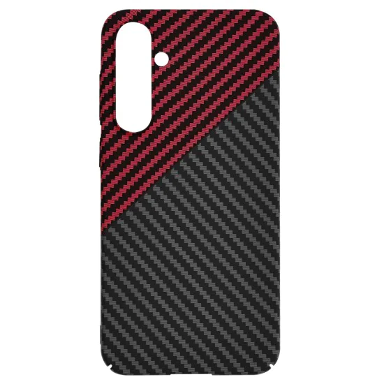Калъф за Samsung Galaxy S23 FE - Carbonite FiberShell - Red Vortex