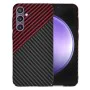 Калъф за Samsung Galaxy S23 FE - Carbonite FiberShell - Red Vortex