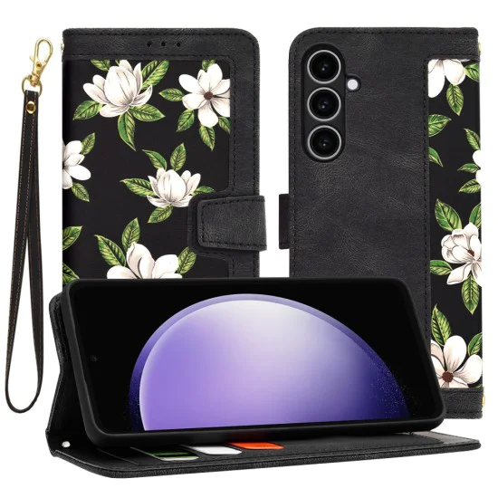 Калъф за Samsung Galaxy S23 FE - FlipCraft - Flowers of the Dawn