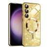Калъф за Samsung Galaxy S23 FE - Luxury Glitter MagSafe - Златен