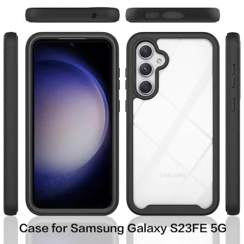 Калъф за Samsung Galaxy S23 FE + Протектор - Defense360 Pro - Черен