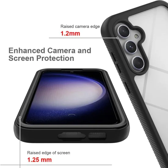 Калъф за Samsung Galaxy S23 FE + Протектор - Defense360 Pro - Черен