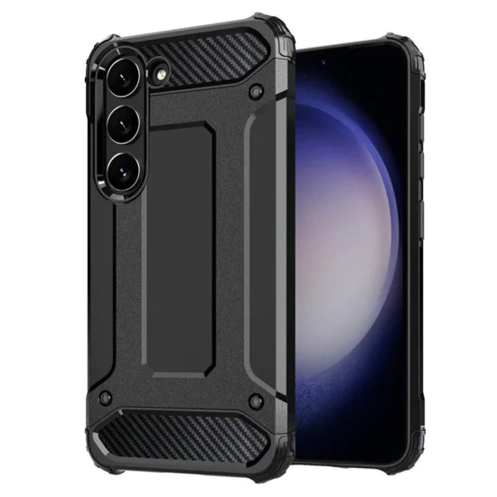 Калъф за Samsung Galaxy S23 - Hybrid Armor - Черен