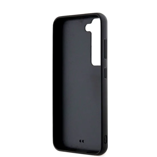 Калъф за Samsung Galaxy S23 - Karl Lagerfeld 3D Design (KLHCHCS23S3DMBKCKCK) - Гумено блестящо лого