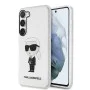 Калъф за Samsung Galaxy S23 - Karl Lagerfeld Hardcase Transparent (KLHCHCS23SHNIKTCT) - Ikonik Karl Lagerfeld