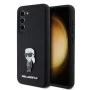 Калъф за Samsung Galaxy S23 - Karl Lagerfeld Silicone (KLHCHCS23SSMHMHKKNPK) - Ikonik Metal Pin