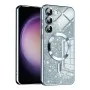 Калъф за Samsung Galaxy S23 - Луксозен Glitter MagSafe - Светло син