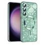 Калъф за Samsung Galaxy S23 - Луксозен Glitter MagSafe - Светло зелен