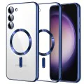 Калъф за Samsung Galaxy S23 - Luxury Crystal MagSafe - Deep Blue