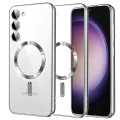 Калъф за Samsung Galaxy S23 - Luxury Crystal MagSafe - Сребрист